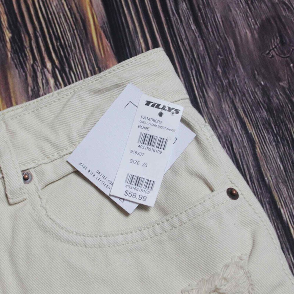 O'Neill - Angus Bone Denim Shorts - Size 30‎ - NWT - Picture 4 of 7